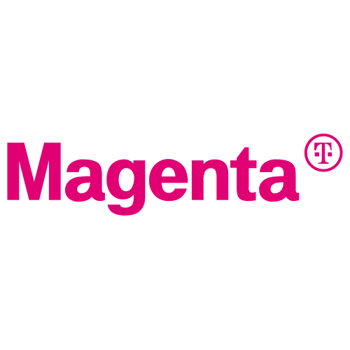 Pinker Magenta-Schriftzug
